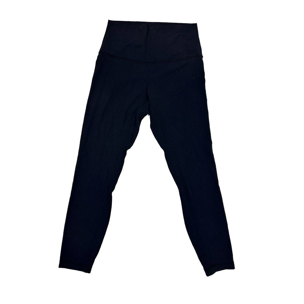 Lululemon Women's Skinny Align II Leggings 25" Cropped Black Size 6